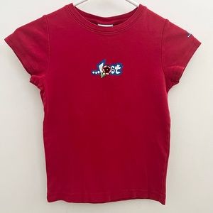 Vintage 90’s Lost Enterprises Women’s Red Baby Doll T-shirt